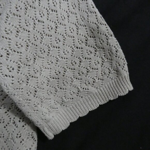 JESSICA - Petite | large (14-16) 16P | Elegant Crochet Cardigan | Single Button - Picture 7 of 16